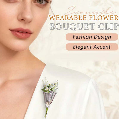 🌸💎 Draagbare Bloemenbroche – Elegant Ontwerp, Verse Bloem Accessoire & Veelzijdige Styling (Perfect voor Formele & Casual Looks)!