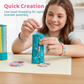 🎨💎 Quick-Click Armbandenset – Easy Click-Ontwerp, Complete Knutselset & Creatief Leerzaam Plezier (Perfect voor Kinderen & Cadeaus)!