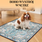 🐾🧺 Wasbare Boho-stijl Huisdiermat – Multifunctioneel, Snelle Absorptie & Antislip（Perfect voor Hondentraining & Thuisdecoratie!）