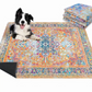 🐾🧺 Wasbare Boho-stijl Huisdiermat – Multifunctioneel, Snelle Absorptie & Antislip（Perfect voor Hondentraining & Thuisdecoratie!）