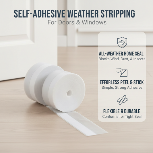 ❄️Zomerfresh 50% Korting!🚪Zelfklevende Tochtstrip voor Deuren en Ramen – Flexibele Afdichting tegen Tocht, Stof en Insecten