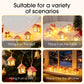 LED Christmas Wooden House String Lights