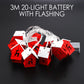 LED Christmas Wooden House String Lights