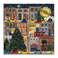 ❄️✨ Winter Lights Decoratieve Puzzel Set – 500 Stukjes, Verlichte Frame & Kerstillustraties（Feestelijke Decoratie & Stressverlichting!）