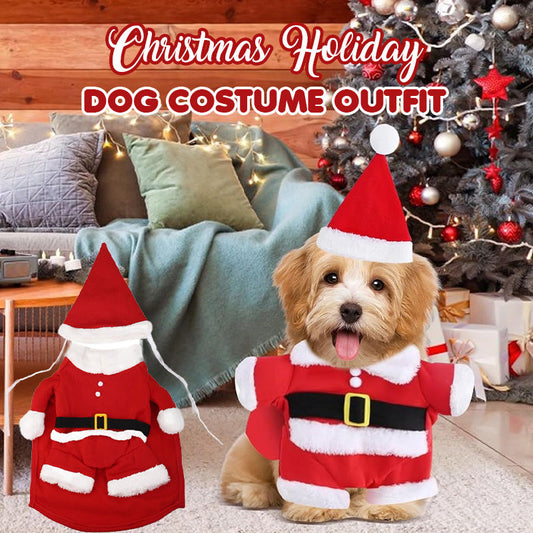 🎅🐾 Kerstman Kostuum Set voor Honden – Schattig & Comfortabel Feestelijke Outfit (Perfect voor Kerstfeestjes!)