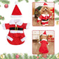 🎅🐾 Kerstman Kostuum Set voor Honden – Schattig & Comfortabel Feestelijke Outfit (Perfect voor Kerstfeestjes!)