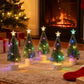 ✨ LED Mini Kerstboom Met Ster – Meerkleurige Lichten, Draadloos & Compact (Direct Kerstsfeer Op Tafel!)