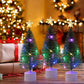 ✨ LED Mini Kerstboom Met Ster – Meerkleurige Lichten, Draadloos & Compact (Direct Kerstsfeer Op Tafel!)