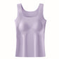 ✨ Thermisch Dames Tanktop met Ingebouwde BH – Warme, Compleet Ondersteuning & Naadloos Onzichtbaar (Winter Comfort Zonder Opblazen!)