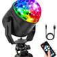 🎄Kerstdeal ALTIJD 50% KORTING!✨Magische LED Disco Bol – RGB Stroboscoop Effect, Afstandsbediening & Draagbaar (Creëer Instant FeestSfeer Voor Partijen, Karaoke & Meer!)