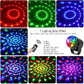 🎄Kerstdeal ALTIJD 50% KORTING!✨Magische LED Disco Bol – RGB Stroboscoop Effect, Afstandsbediening & Draagbaar (Creëer Instant FeestSfeer Voor Partijen, Karaoke & Meer!)