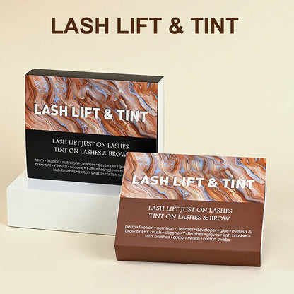 ✨ 2-in-1 Wimperlift & Kleurkit – Langdurig Resultaat (6-8 Weken), Salonkwaliteit & Veilige Formule (Thuis Gemakkelijk Gebruiken!)