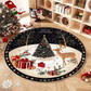 ✨ Feestelijk Rond Kerstboom Tapijt – Antislip, Gemakkelijk Schoonmaken & Warme Vloerbarrière (Kerstsfeer in Elke Kamer!)