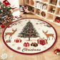 ✨ Feestelijk Rond Kerstboom Tapijt – Antislip, Gemakkelijk Schoonmaken & Warme Vloerbarrière (Kerstsfeer in Elke Kamer!)