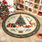 ✨ Feestelijk Rond Kerstboom Tapijt – Antislip, Gemakkelijk Schoonmaken & Warme Vloerbarrière (Kerstsfeer in Elke Kamer!)