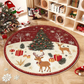 ✨ Feestelijk Rond Kerstboom Tapijt – Antislip, Gemakkelijk Schoonmaken & Warme Vloerbarrière (Kerstsfeer in Elke Kamer!)