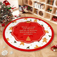 ✨ Feestelijk Rond Kerstboom Tapijt – Antislip, Gemakkelijk Schoonmaken & Warme Vloerbarrière (Kerstsfeer in Elke Kamer!)