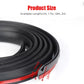 ✨ Premium EPDM H-vormige Afdichtingsstrip voor Voorruit – Zelfklevend, Eenvoudige Installatie & Superieure Afdichting (Stillere Cabine & Betere Isolatie!)