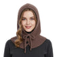 Women’s Knitted Balaclava Hood with Buttons