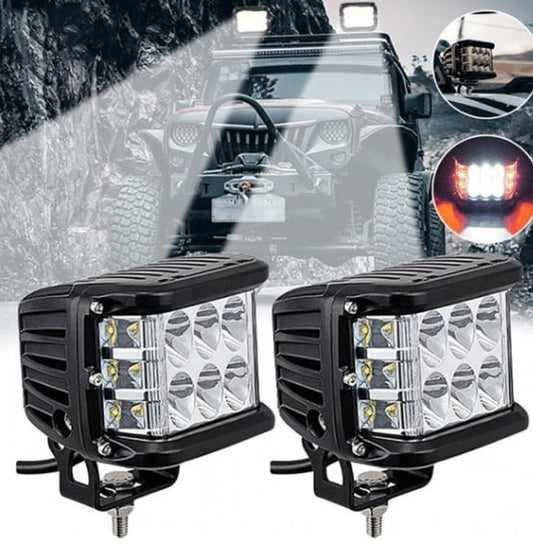 💘Valentijnsaanbieding: 50% Korting! ✨ Auto Dubbele Zijkant LED Waarschuwingslichten – Tweekleurig, Superfel & Veilig (Universeel Voor Auto’s, Vrachtwagens, Motorfietsen & Meer!)