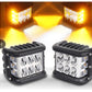 💘Valentijnsaanbieding: 50% Korting! ✨ Auto Dubbele Zijkant LED Waarschuwingslichten – Tweekleurig, Superfel & Veilig (Universeel Voor Auto’s, Vrachtwagens, Motorfietsen & Meer!)
