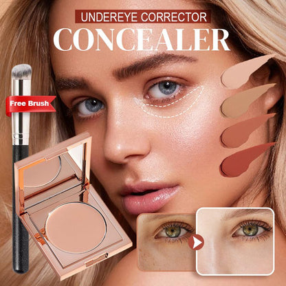 ✨ Oog Contour Corrector Concealer – Directe Donkere Kringen Verberging, Hydraterend & Waterdicht (Gratis Concealer Kwast!)