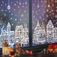 🖤Black Friday topper!✨ Kerstdorp Raamstickers Set – 78 Stuks Feestelijke Motieven, Statische Hechting & Dubbelzijdig Zichtbaar (Perfect voor Kerstdecoratie & Herbruikbaar!)