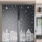🖤Black Friday topper!✨ Kerstdorp Raamstickers Set – 78 Stuks Feestelijke Motieven, Statische Hechting & Dubbelzijdig Zichtbaar (Perfect voor Kerstdecoratie & Herbruikbaar!)