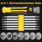 🖤Black Friday topper!50% KORTING✨ 6-in-1 Multifunctionele Schroevendraaierset – Hoogwaardig CR-V Staal & Magnetische Bits (Perfect voor Huishoudelijke Reparaties & Elektronica!)