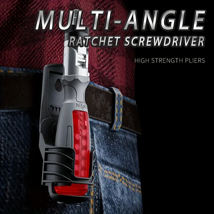 🖤Black Friday topper!50% KORTING✨ 10-in-1 Multifunctionele Schroevendraaier – 180° Draaibare Hoek, Zelfdraaiend Mechanisme & Magnetische Koppen (Perfect voor Smalle Ruimtes & Efficiënte Klussen!)