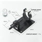 🖤Black Friday topper!50% KORTING✨ Mini-Bandschuurmachine Ombouwbeugel (Met 5 Slijpschijf Types) – Converteer Elektrische Boormachine naar Bankslijpmachine, Multifunctioneel voor Verschillende Materialen!