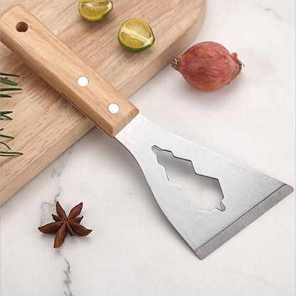 🎄Kerstdeal ALTIJD 50% KORTING!🛠️Alles-in-één Multifunctioneel Plamuurmes  (Houten Handvat): Duurzaam & Comfortabel voor Jouw Renovatie