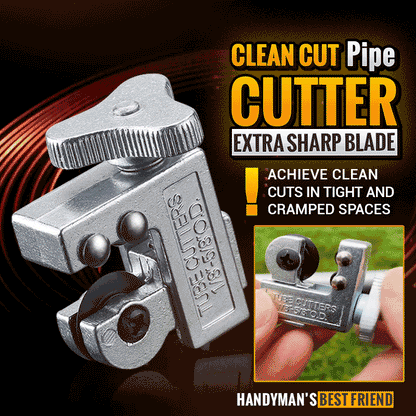 🎄Kerstdeal ALTIJD 50% KORTING!🔧 Pijpsnijder Met Extra Scherp Mes: Schone Snijden in Kleine Ruimtes – Makkelijk Voor PVC, Koper & Staal！