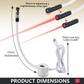 🎉Nieuwjaars Cadeau 50% KORTING!🧵 Magnetische Laser Positioneringslamp voor Naaimachine: Nauwkeurig Stikken ZONDER Markeringen – Flexibele Laser voor Quilt & Naai Projecten！