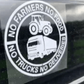 🎄Kerstdeal ALTIJD 50% KORTING!🚜 AutoVinylSticker: “No Farmers No Food - No Trucks No Deliveries” – Duurzaam Vinyl + Eenvoudig Te Aansluiten！