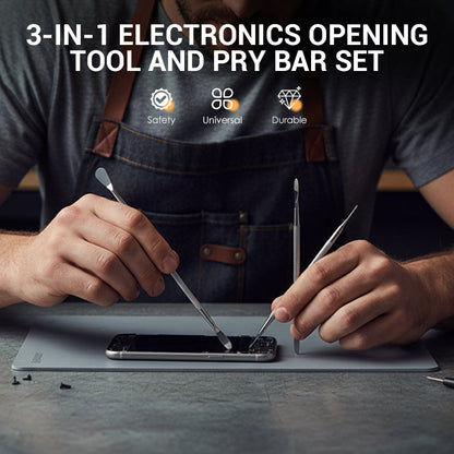 🎄Kerstdeal ALTIJD 50% KORTING!🔧3-in-1 Elektronica Reparatie Gereedschapsset - Dubbele Kop (6 Tips) & Duurzaam Chroom-Vanadiumstaal: Veilig Voor Smartphones/Tablets!