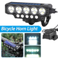 🎉Nieuwjaars Cadeau 50% KORTING!🔦Zonne-energie Fietslamp Met 120dB Claxon – Dual Opladen (Zon/Type-C) & Multi-Modi: Veilig Voor Stad/Outdoor Ritten!