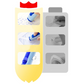🎉Nieuwjaars Cadeau 50% KORTING!✏️3-in-1 Thermische Gum & Uitwisbare Pen Set - Elektrisch 1-Knop Wissen (Zonder Residu) Voor Studenten & Kantoor!