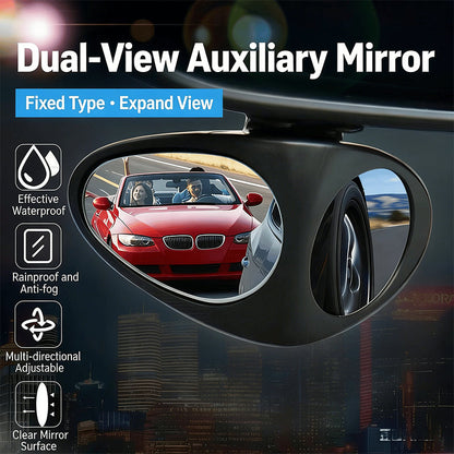 🌞Fris De Lente In Met 50% Korting!👁️HD Dodehoekspiegel & Parkeerspiegel (Set van 2) - Dubbelzijdige 3D-View - Voorkom Velgschade - 360° Verstelbaar & AF Waterdicht - Universeel voor Auto & SUV