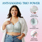 🌸Comfortabele Damesbeha (Voorkantritssluiting + Ergonomische Ondersteuning) – Zachte Kant & Afslankend Effect: Hele Dag Comfort!
