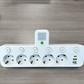 🌞Fris De Lente In Met 50% Korting!🔌Slanke Slimme Stekkerdoos (USB + Nachtlampje) – Individuele Schakelaars & Reisvriendelijk: Laad Meerdere Apparaten Tegelijk!