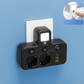 🌞Fris De Lente In Met 50% Korting!🔌Slanke Slimme Stekkerdoos (USB + Nachtlampje) – Individuele Schakelaars & Reisvriendelijk: Laad Meerdere Apparaten Tegelijk!