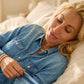 🎉Nieuwjaars Cadeau 50% KORTING!👖Dames 2-delige Faux Denim Pyjama (Stijlvol & Comfortabel)  – Kan Buiten Gedragen: Relax & Lounge in Trend!