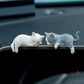 ❄️Zomerfresh 50% Korting!🐱Schattige Mini Katten Versiering: Perfect Voor Auto, Huis & Kantoor – Speelse Charm Overal Waar Je Bent!