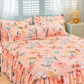 💘Valentijnsaanbieding: 50% Korting! 👑Luxe 3-Delige Bedrokset met Dubbellagse Ruches – Romantisch & Comfortabel voor Jouw Slaapkamer!