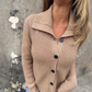 🎉Nieuwjaars Cadeau 50% KORTING!🧶Elegante Reverskraag Gebreide Top voor Dames: Klassiek & Veelzijdig – Perfect voor Kantoor & Weekend!
