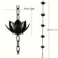 🎉Nieuwjaars Cadeau 50% KORTING!🪷Lotus Regenketting voor Dakgoten: Elegant & Duurzaam – Rustgevende Sfeer + Effectieve Afvoer!