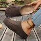 🎉Nieuwjaars Cadeau 50% KORTING!👡 Dames pantoffels (slofs) met brede pasvorm: Slip-on + ondersteunende zool – retro & comfortabel voor lente/herfst.