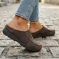 🎉Nieuwjaars Cadeau 50% KORTING!👡 Dames pantoffels (slofs) met brede pasvorm: Slip-on + ondersteunende zool – retro & comfortabel voor lente/herfst.