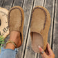 🎉Nieuwjaars Cadeau 50% KORTING!👡 Dames pantoffels (slofs) met brede pasvorm: Slip-on + ondersteunende zool – retro & comfortabel voor lente/herfst.